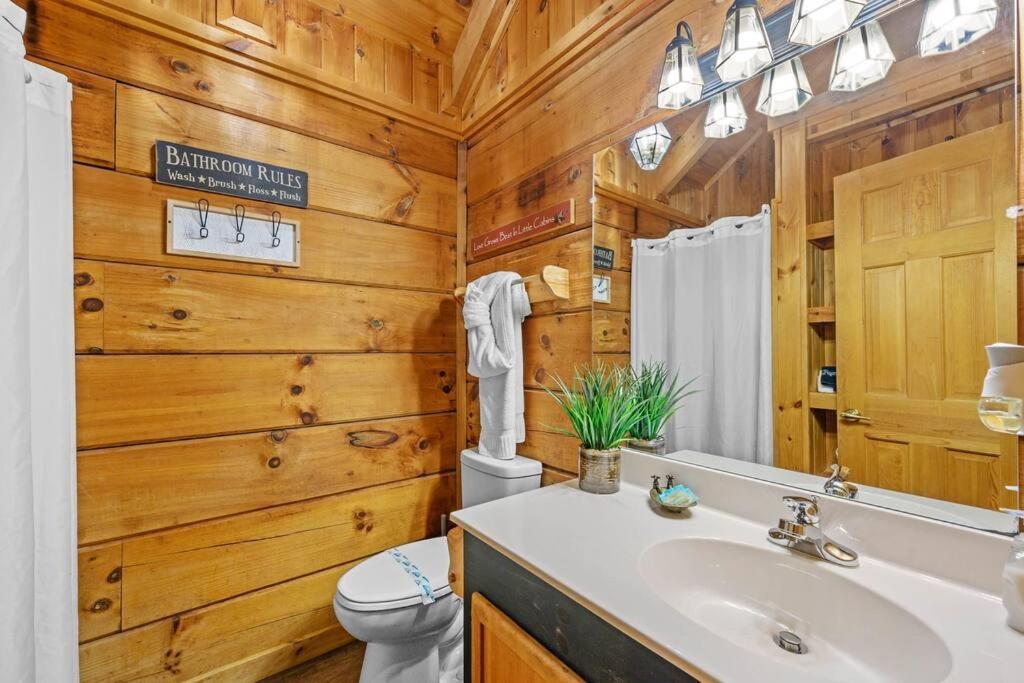 Do Not Disturb - Pigeon Forge Smoky Mountain Studio Cabin, Hot Tub, Fireplace Villa Exterior photo