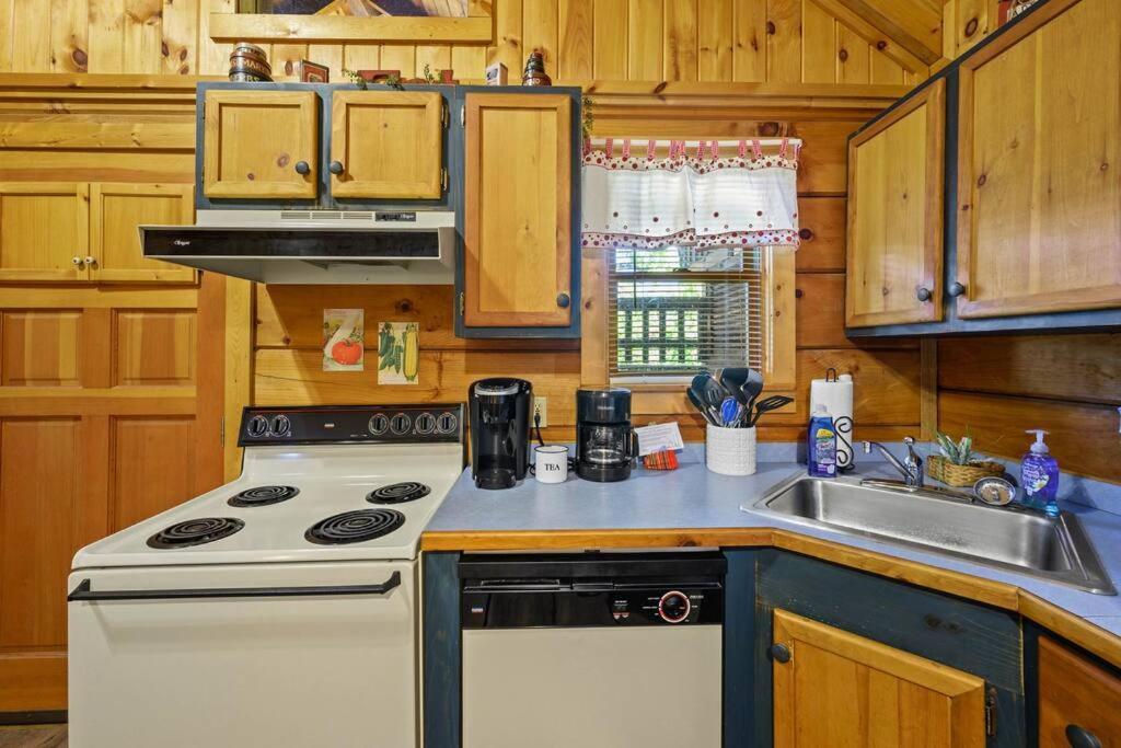 Do Not Disturb - Pigeon Forge Smoky Mountain Studio Cabin, Hot Tub, Fireplace Villa Exterior photo